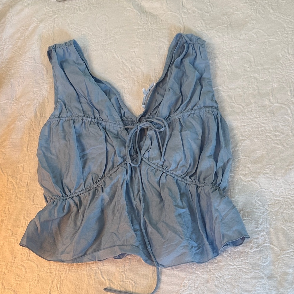 FRAME blue top